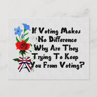 投票を出して下さい ポストカード