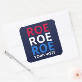 投票を繰り上げる スクエアシール (封筒)