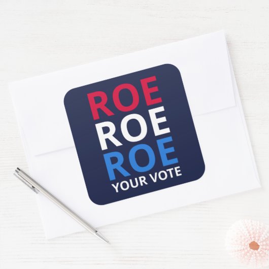 投票を繰り上げる スクエアシール (封筒)