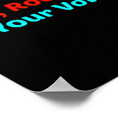 投票を繰り上げる ポスター (角)