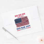 投票を繰り上げる | 投票ブルー2024ギフト スクエアシール (封筒)