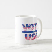 投票アメリカクラシックのマグカップ、11オズコーヒーマグ コーヒーマグカップ (正面右)