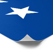 投票アンドリューヤンニューヨーク市長スターズブルー ポスター (角)