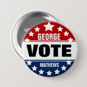 投票カスタムなキャンペーンテンプレート 缶バッジ (正面&裏面)