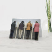 投票カスタム写真グリーティングカード カード (正面)