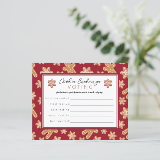 投票カード投票クリスマスクッキー交換パーティー (スタンド正面)