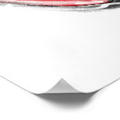 投票グラフィティイラストレーションポスター ポスター (角)