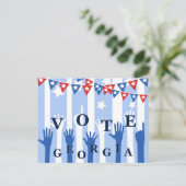 投票グルジア投票を解除しろ！ ポストカード (スタンド正面)