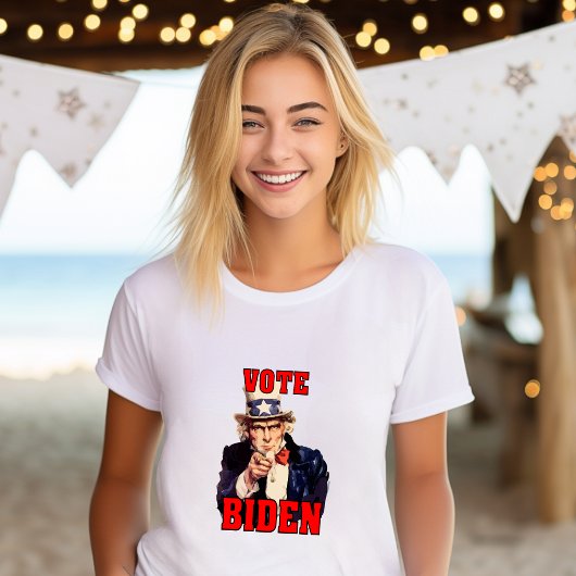 投票ジョーバイデン氏アンクルサム2024 Tシャツ