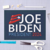 投票ジョーバイデン氏大統領2024年選挙 薄葉紙 (クラフト)