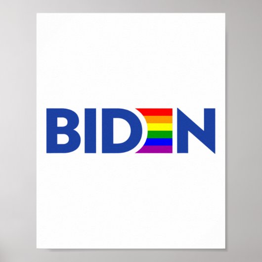 投票ジョーバイデン氏大統領Lgbt LgbtqゲイレズビアンPr ポスター (正面)