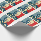 投票ジョーバイデン氏2020 ラッピングペーパー (角)