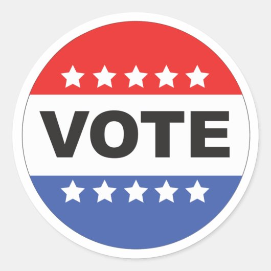 投票ステッカーパック ラウンドシール (正面)