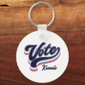 投票タイポグラフィ – 選択 キーホルダー (正面)