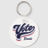 投票タイポグラフィ – 選択 キーホルダー (裏面)