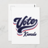 投票タイポグラフィ – 選択 ポストカード (正面/裏面)