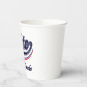 投票タイポグラフィ – 選択 紙コップ (左)