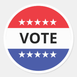 投票テンプレート ラウンドシール