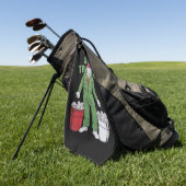 投票トランプごみ男の滞在トラシー2024選挙 ゴルフタオル (グリーン)