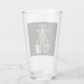 投票トランプごみ男の滞在トラシー2024選挙 タンブラーグラス (裏面)