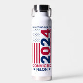 投票トランプ有罪判決フェロン2024 ウォーターボトル (正面)