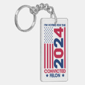 投票トランプ有罪判決フェロン2024 キーホルダー (正面左)