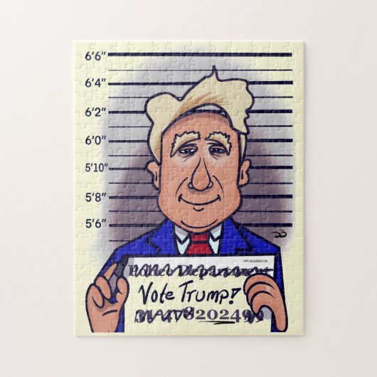 投票トランプ淡い色のイエロージグソーパズル ジグソーパズル (縦)