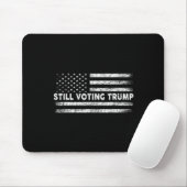 投票トランプ2024愛国的なアメリカ国旗の男性Home マウスパッド (マウス)