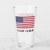 投票トランプ タンブラーグラス (裏面)