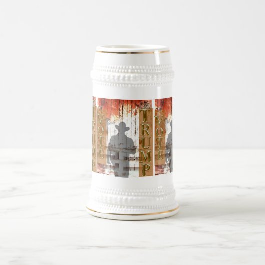投票トランプ ビールジョッキ (中央)