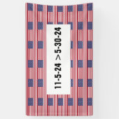 投票トランプ 横断幕 (縦)