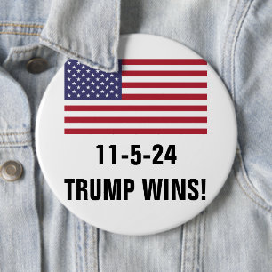 投票トランプ 缶バッジ