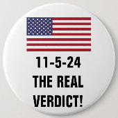 投票トランプ 缶バッジ (正面)