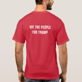 投票トランプ Tシャツ (裏面)
