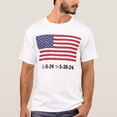 投票トランプ Tシャツ (正面)