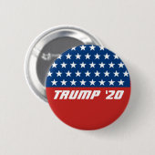 投票ドナルド・トランプ2020年 缶バッジ (正面&裏面)