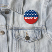 投票ドナルド・トランプ2020年 缶バッジ (インサイチュ)