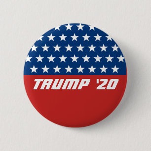 投票ドナルド・トランプ2020年 缶バッジ