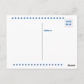 投票バイデン氏トランプ選挙はがき ポストカード (裏面)