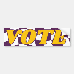投票バンパーステッカー バンパーステッカー