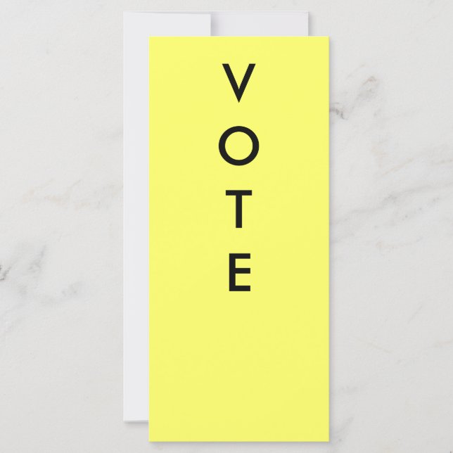 投票パドル (正面)