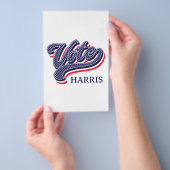 投票パーソナライズされた選挙の星とストライプ チラシ (ハンドル)