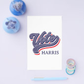 投票パーソナライズされた選挙の星とストライプ チラシ (シングル)