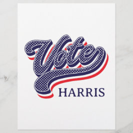 投票パーソナライズされた選挙の星とストライプ チラシ