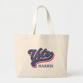 投票パーソナライズされた選挙の星とストライプ ラージトートバッグ