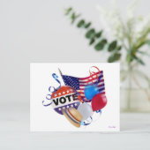 投票パーティー インビテーションポストカード (スタンド正面)