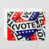 投票ピン ポストカード (正面/裏面)
