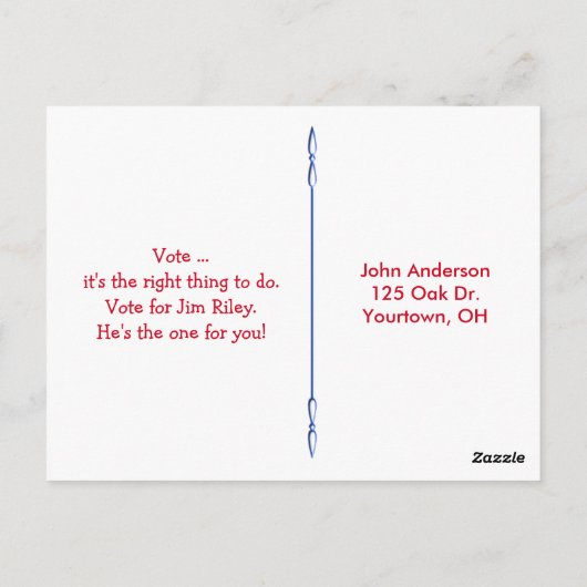 投票ピン ポストカード (裏面)