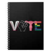 投票フェミニスト女性の権利が禁止された本LGBTQ ノートブック (正面)