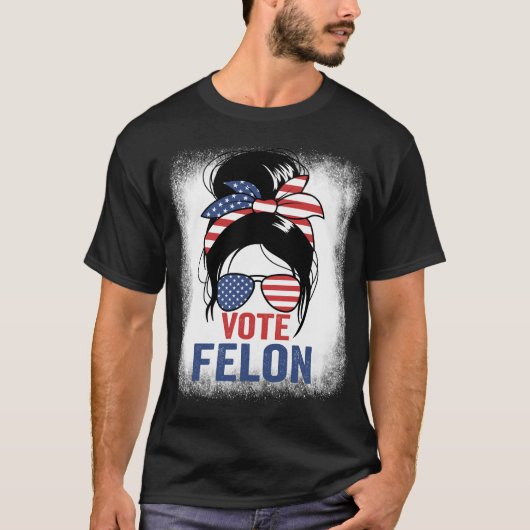 投票フェロン大統領トランプ2024女性の投票フェロン Tシャツ (正面)